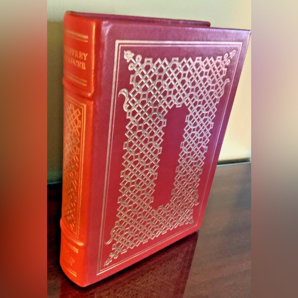 Chaucer: The Canterbury Tales - Luxury Edition Franklin Library Genuine Leather